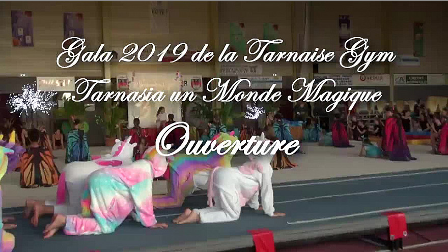 Gala 2019 de la Tarnaise Gym: Tableau d'Ouverture de Tarnaisia 33ème gala de fin d'année